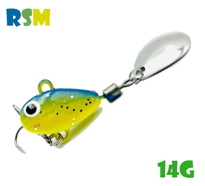 Блесна Тейл-Спиннер для рыбалки Uf-Studio Hurricane 14g #RSM