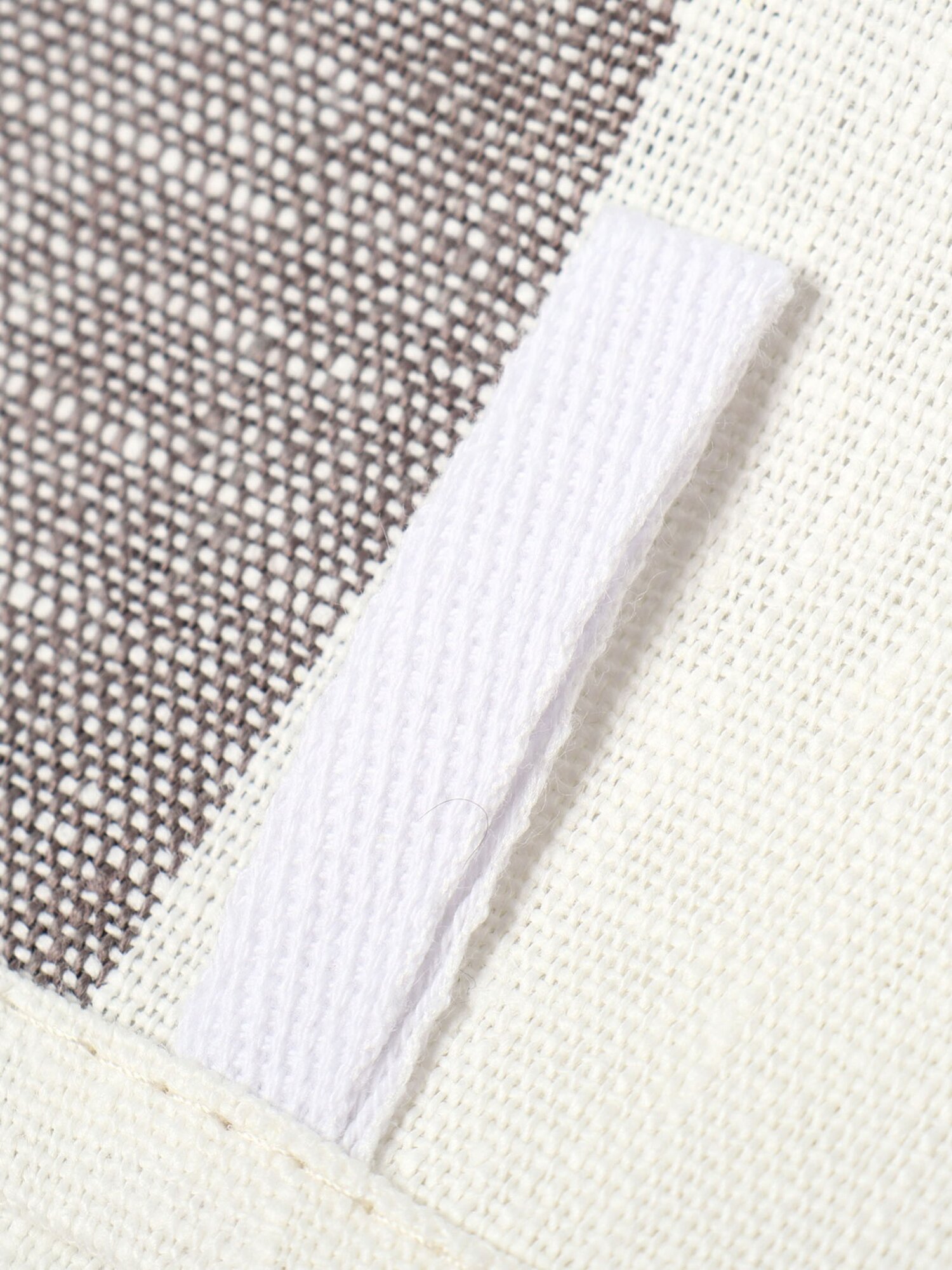 Полотенце кухонное 40х70, Этель "Graphite" цвет белый/серый, 100% лён — фото 1