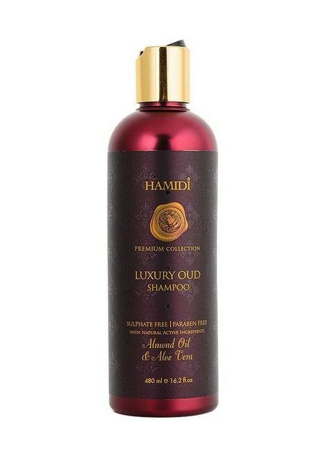 Шампунь Hamidi Luxury Oud Premium Collection 'Almond Oil & Aloe Vera' от Armaf(480 ml.) — фото 1