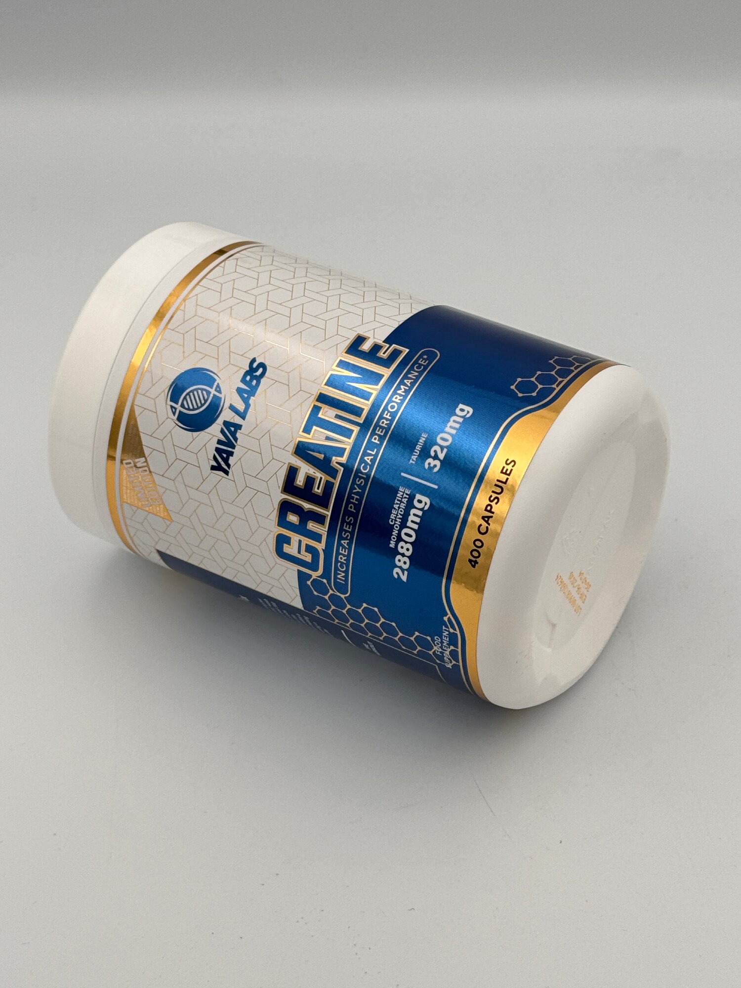 Креатин YAVA LABS CREATINE, капсулы, для набора массы, 400 шт — фото 1