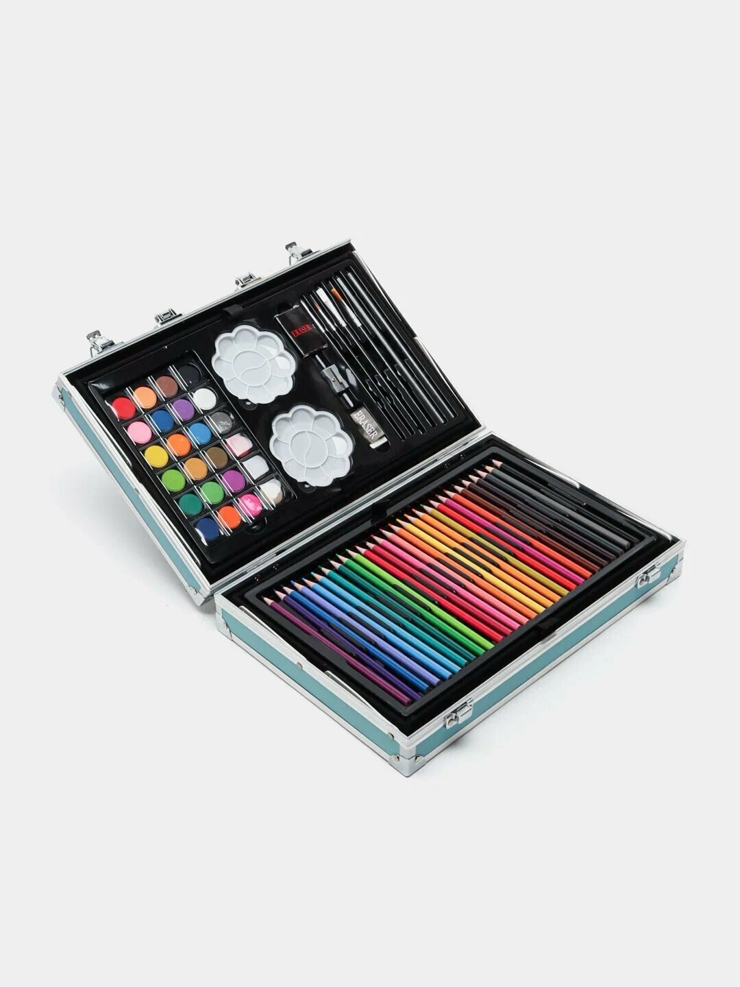 Набор для рисования "Маркеры, фломастеры и краски", в подарочном кейсе — фото 1