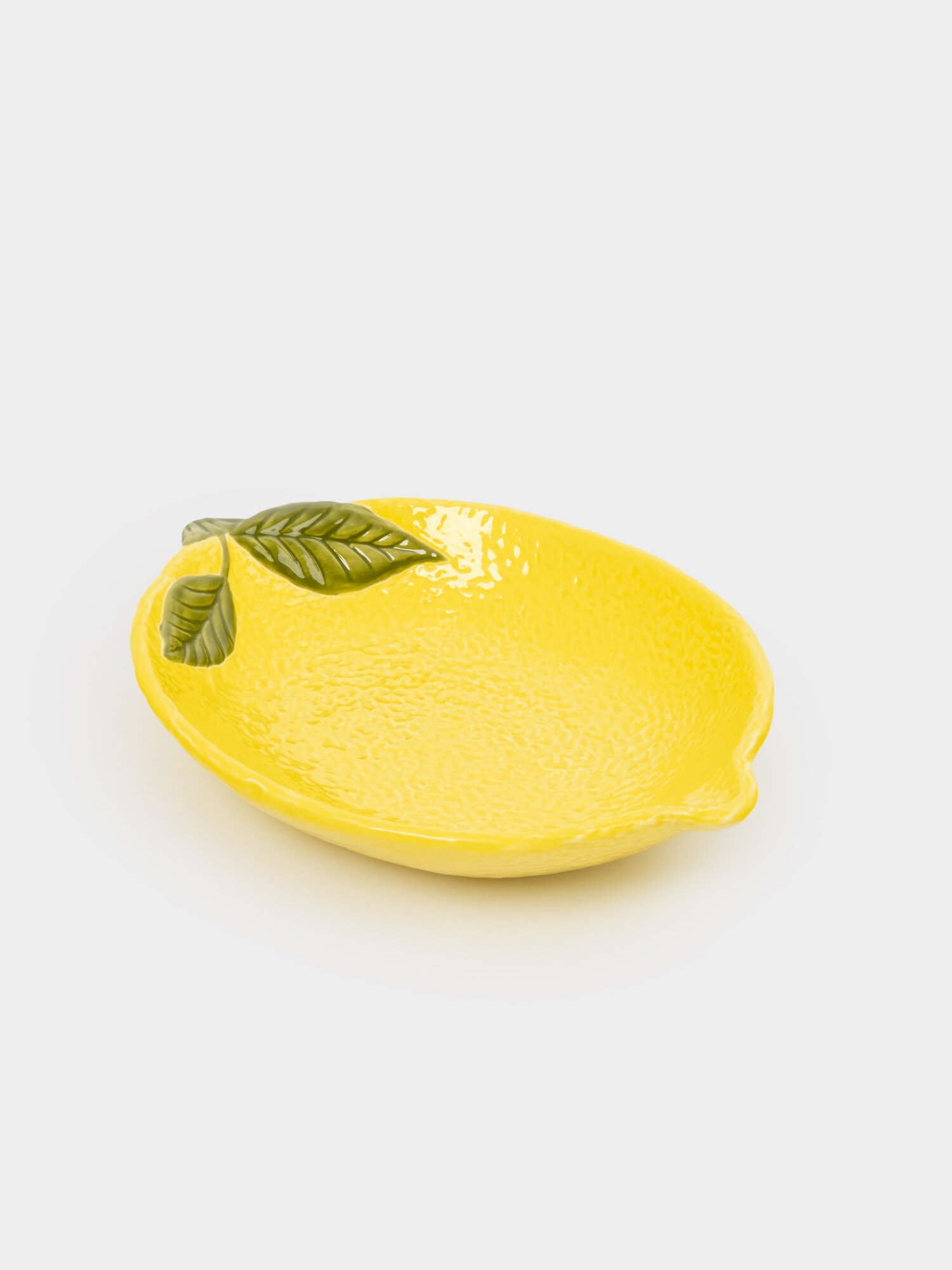 Салатник, 22х16х4 см, 480 мл, фарфор P, желтый, Лимон, Lemon — фото 1