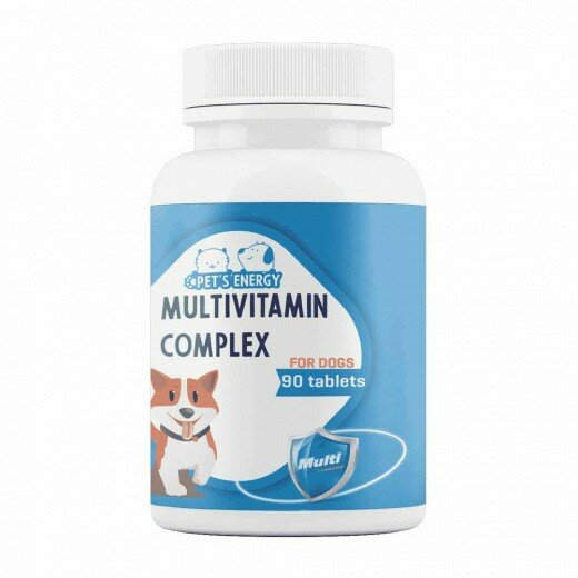 Кормовая добавка PET'S ENERGY Витамины для собак Multivitamin complex , 90 таб.