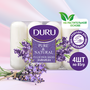 DURU Мыло кусковое Pure & natural Лаванда, 4 шт., 85 г