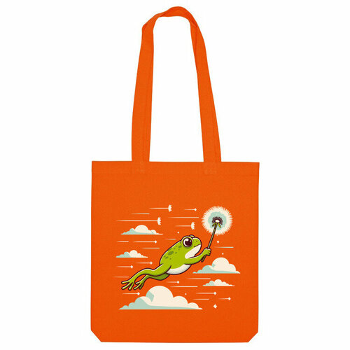 фото Сумка шоппер us basic, оранжевый