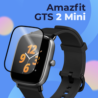 Защитное стекло на часы Apple Watch 7, 8 и 9, 41 mm / Противоударное стекло 4D для умных смарт часов Эпл Вотч Серии 7, 8 и 9, 41 мм / Прозрачное