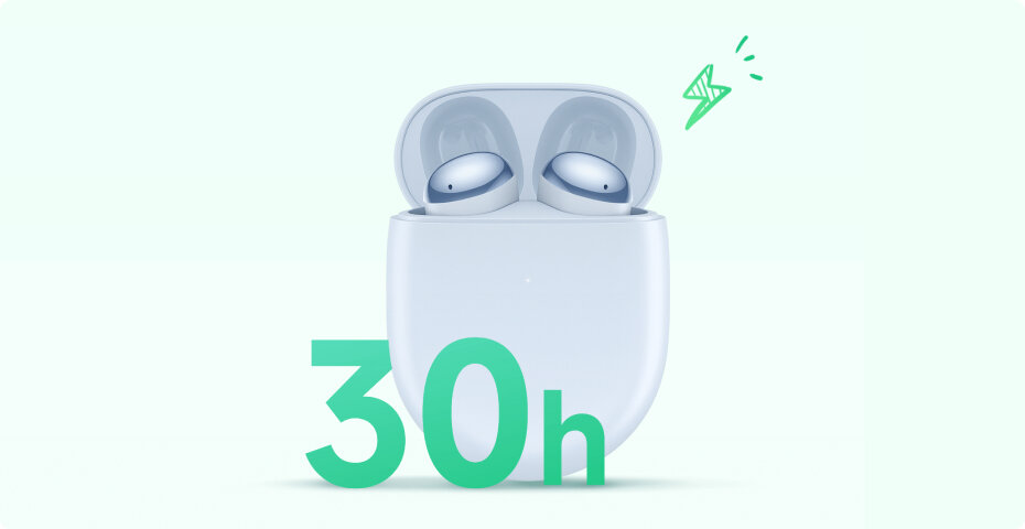 Беспроводные наушники Xiaomi Redmi Buds 4 (White) (BHR5846GL) (773853) — фото 1