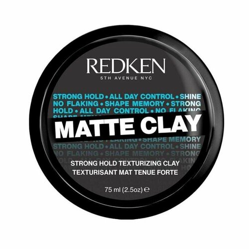 Redken Styling Паста-глина Matte Clay 75мл уход за волосами got2b глина для волос текстурирующая phenomenal