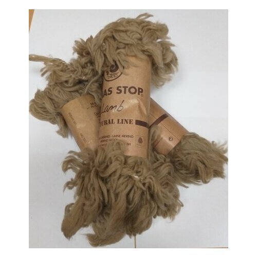 Пряжа LANAS STOP Lamb №720 серо-бежевый, 100% шерсть мериноса, 50 г, 10,15 м , 1 штука