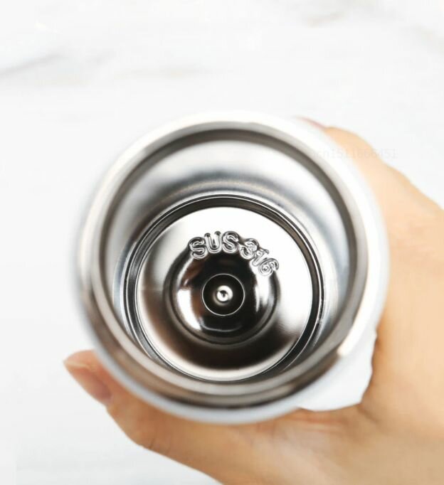 Термокружка Quange Thermos Flask BW401 480ml Silver - фотография № 3