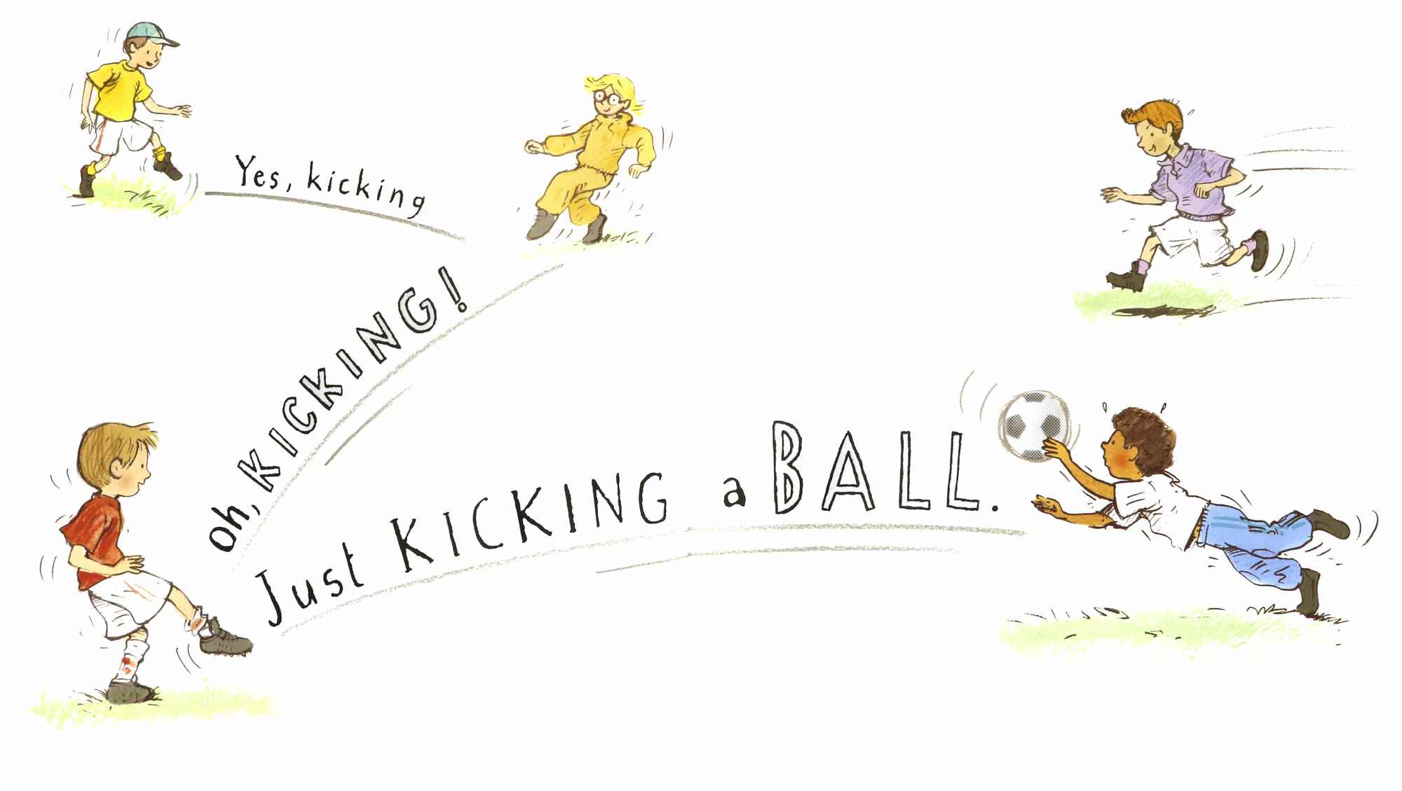 Kicking a Ball (PB) (Ahlberg Allan) - фото №2