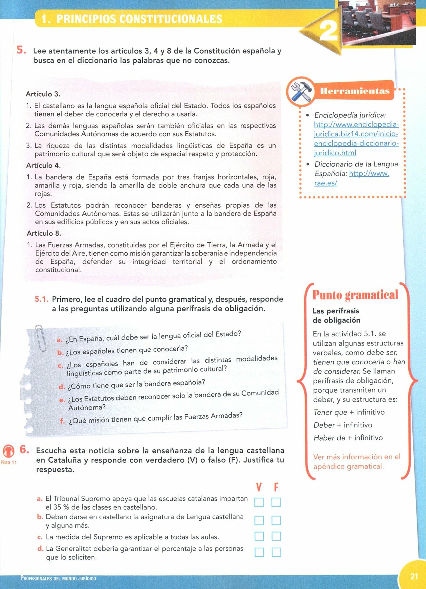 Profesionales de mundo juridico. Curso de espanol. B1-B2 - фото №3