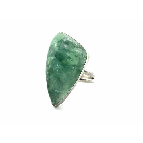 Кольцо Радуга Камня, флюорит, размер 18, мультиколор кольцо радуга камня флюорит размер 19 зеленый мультиколор