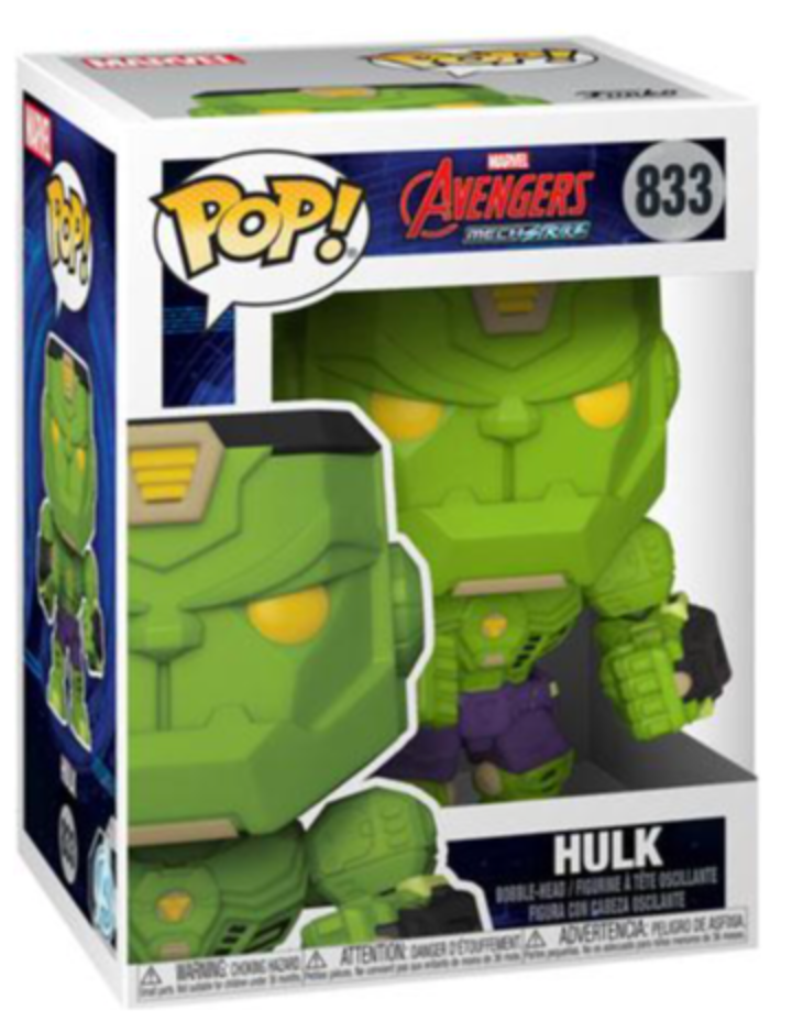 Фигурка Funko Bobble Marvel Avengers Mech Strike Hulk 55237, 9.5 см