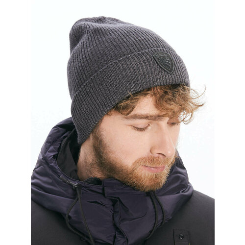 фото Шапка blauer, размер uni, серый
