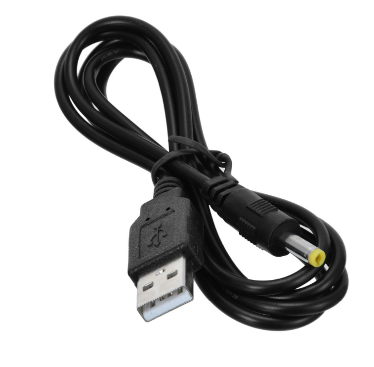 Кабель питания USB - DC 4.0 x 1.7 мм, 1 м для навигаторов, фонарей, — фото 1