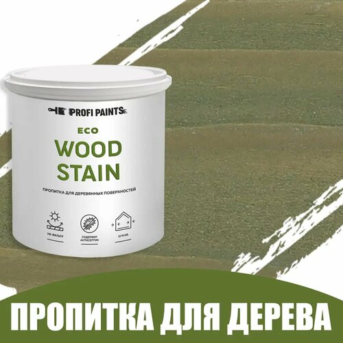 Пропитка для дерева с воском для наружных работ Profipaints Eco Wood Stain 0.9л Папоротник