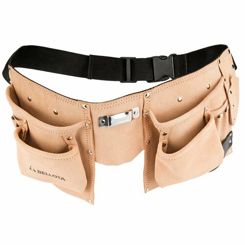 Пояс для инструмента BELLOTA сумка ремень с 6 карманами кожа PC6BOL 4800₽