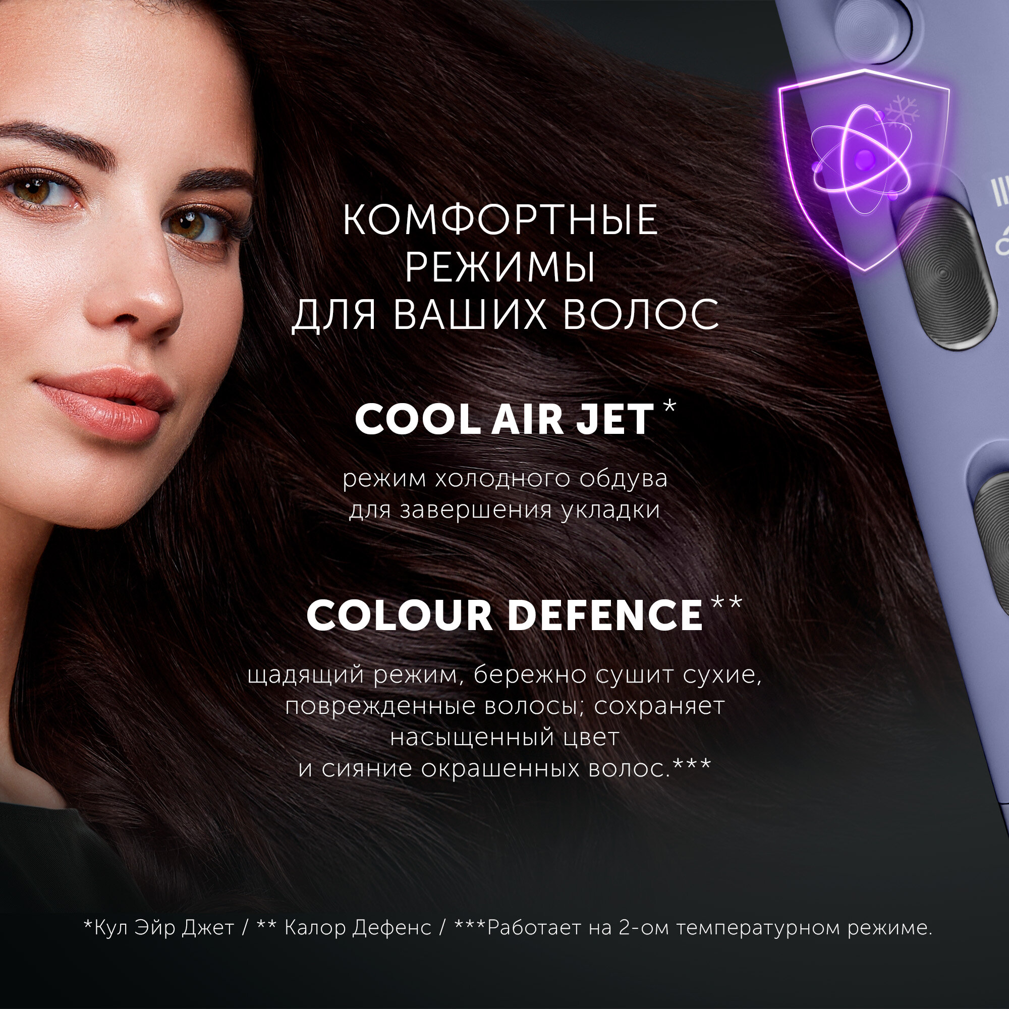 Фен PHD 2044Ti Quattro Ionic Polaris - фото №4