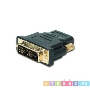 Gembird Переходник HDMI-DVI 19F/25M(мама-папа), золотые разъемы [A-HDMI-DVI-2] Переходник A-HDMI-DVI-2