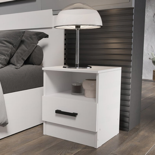 Тумба прикроватная Эко Белый гладкий 2490₽