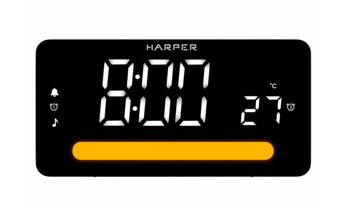 Радиобудильник HARPER HCLK-5030 черный