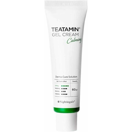 NIGHTINGALE Успокаивающий гель-крем для лица Teatamin Gel Cream Calming