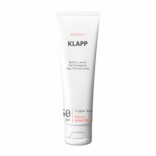 Солнцезащитный крем SPF50 50 мл. Klapp SUN PROTECT Multi Level Performance солнцезащитный bb крем для лица spf50 klapp skin care science multi level performance 50 мл