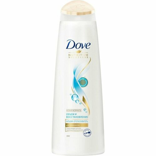 Бальзам-ополаскиватель для всех типов волос Dove Hair Therapy Объем и восстановление 350 мл