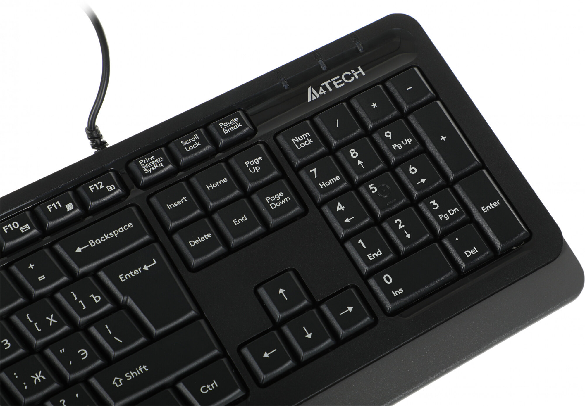 Клавиатура A4TECH Fstyler FKS10, USB, черный оранжевый [fks10 orange] - фото №15