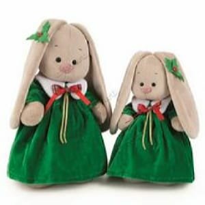 Мягкая игрушка Budi Basa Зайка Ми в рождественском платье 25 см - фото №10