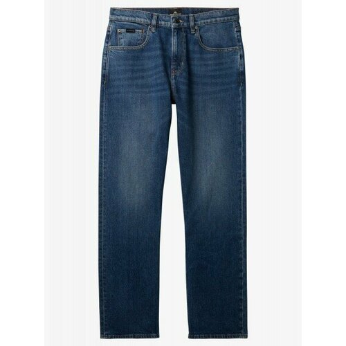 Джинсы Quiksilver, размер 32/32, голубой джинсы классика o stin размер 32 32 inch голубой