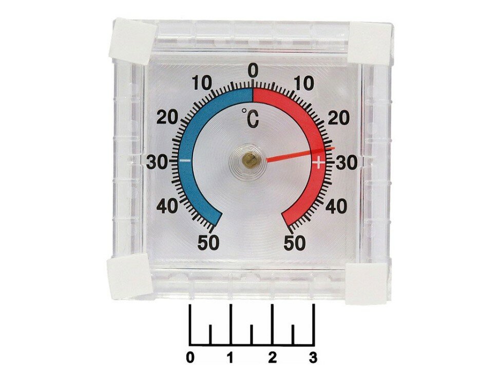 Термометр наружный на стекло биметаллический (-50.+50C) ТМ-055 473-036