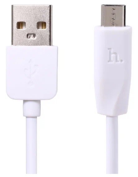 Кабель Hoco Rapid X1 USB - microUSB, 1 шт, белый