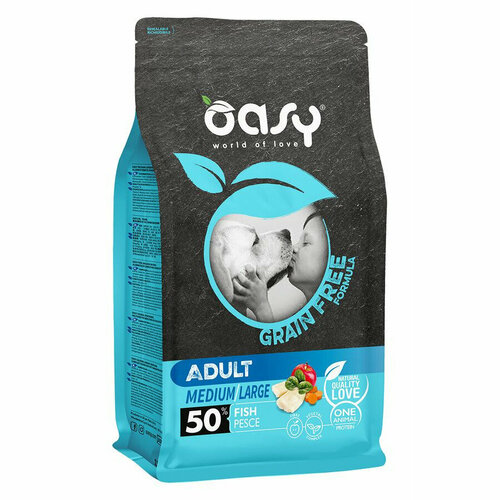 oasy dry small breed professional сухой корм для взрослых собак мелких пород с курицей Oasy Dry Grain Free Medium Large Professional сухой корм для взрослых собак средних и крупных пород беззерновой с рыбой 12 кг