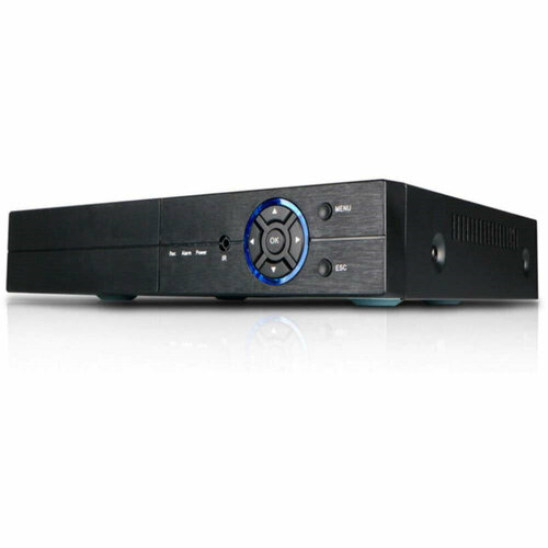Сетевой POE NVR видеорегистратор 4 канальный поддержка IP камер до 4K8Mpix5Mpix2Mpix ONVIF P2P HDMI 7141₽