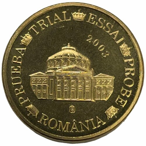 Румыния 10 евроцентов 2003 г. Specimen (Проба) румыния 2 евро 2003 г specimen проба