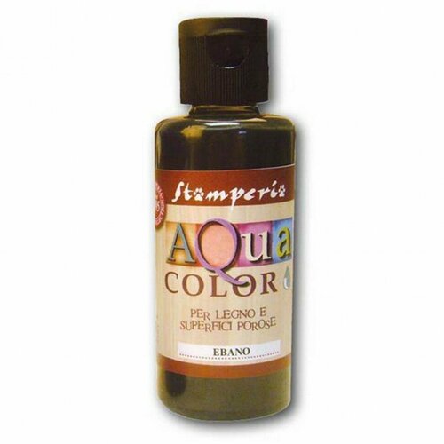Краска Aquacolor Черное дерево 60 мл #KE34D Stamperia