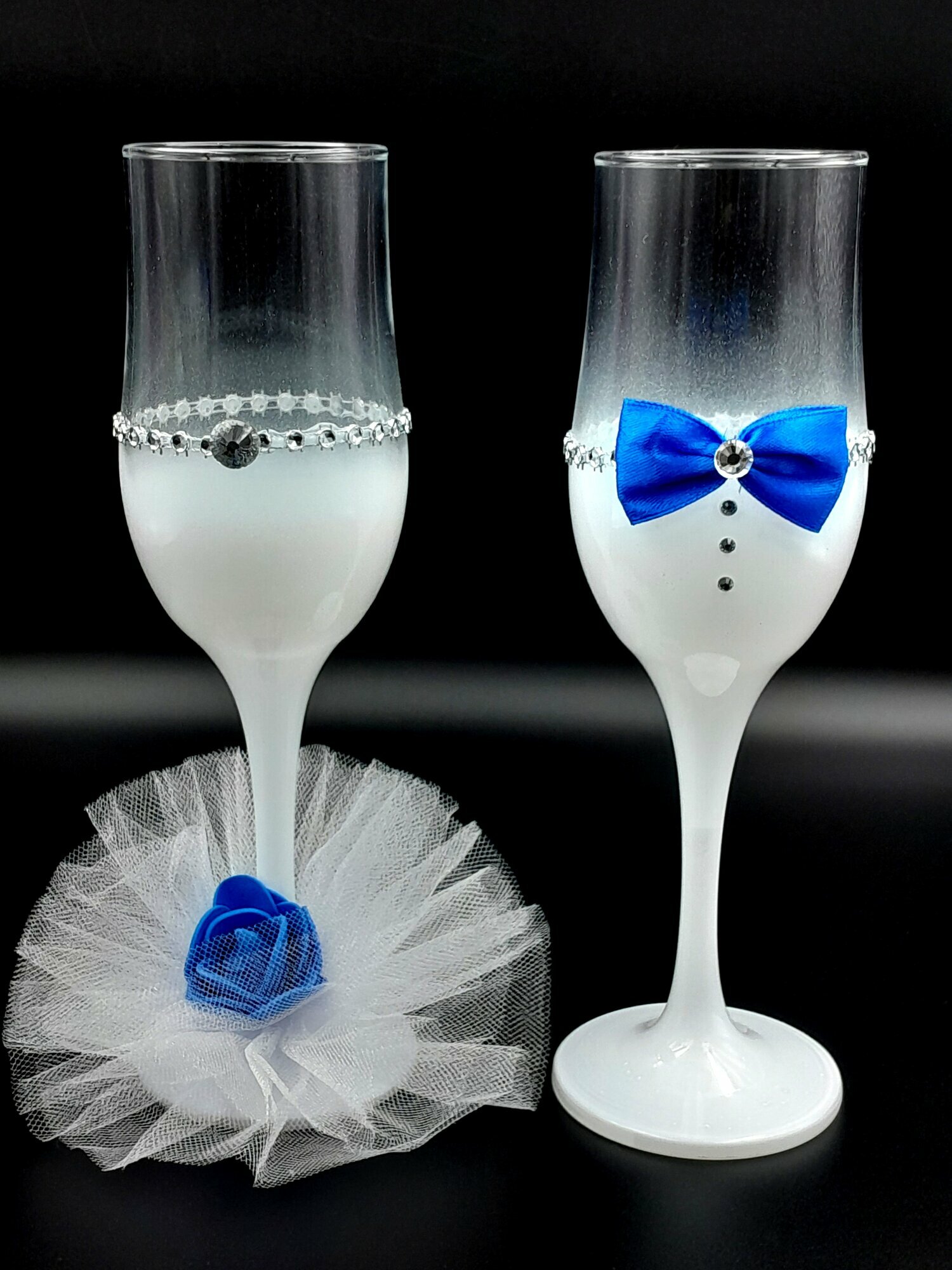 фото Свадебные бокалы "Жених и Невеста"