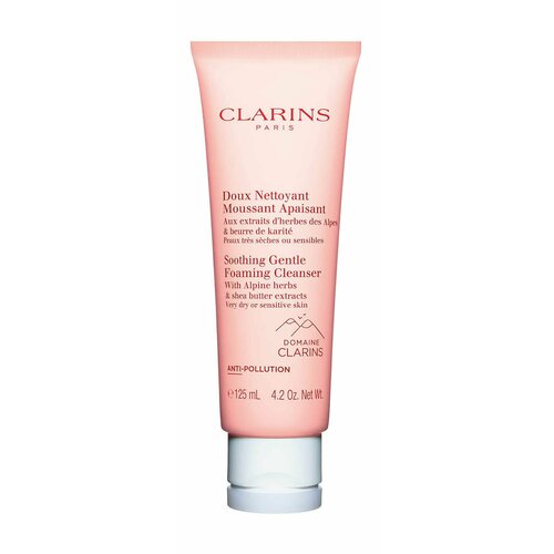 CLARINS Очищающий пенящийся крем для очень сухой и чувствительной кожи Soothing Gentle Foaming Cleanser clarins очищающий пенящийся крем с маслом карите для сухой или чувствительной кожи