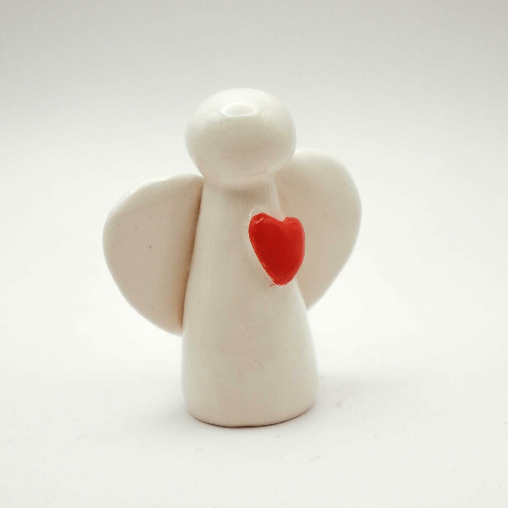 фото Ангел керамический Благое дело 7см