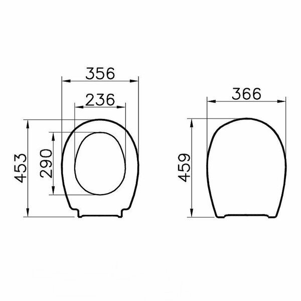 Сиденье для унитаза Vitra Norm Fit 803-003-701 термопласт