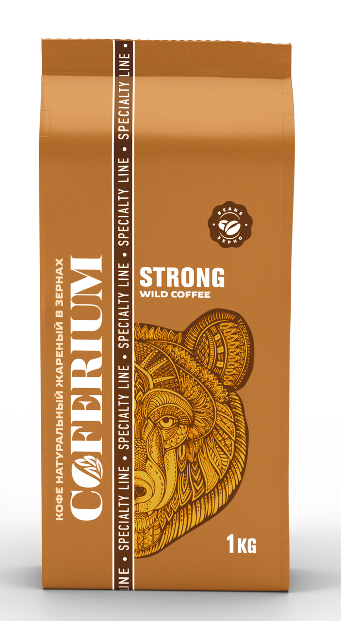 Кофе в зернах Coferium Strong, 1 кг