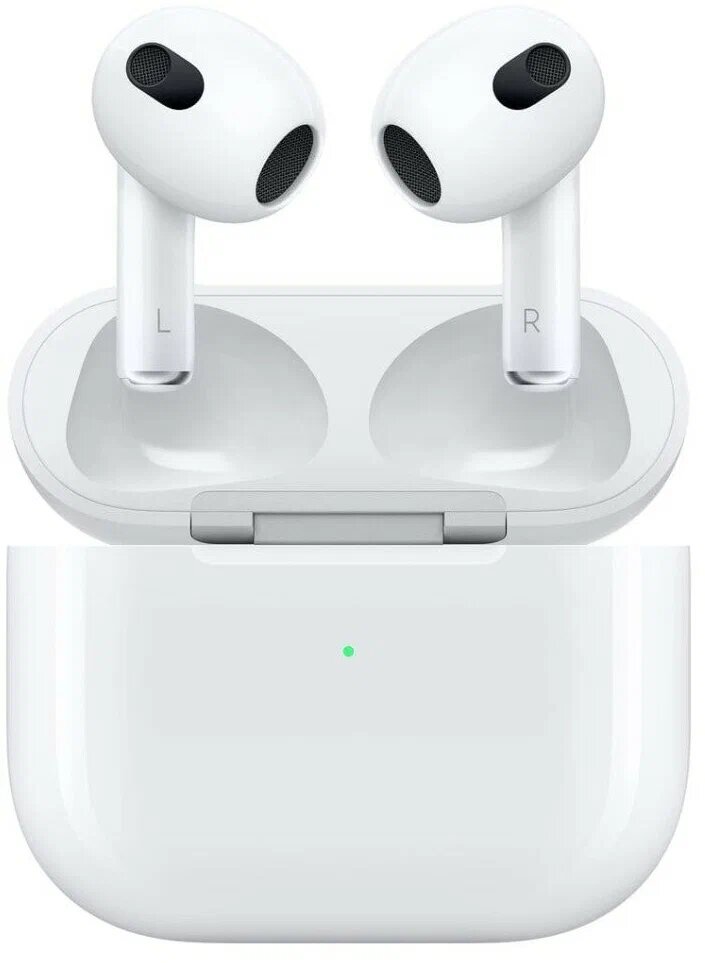 Беспроводные наушники Apple AirPods 2.1 с зарядным футляром, белый.
