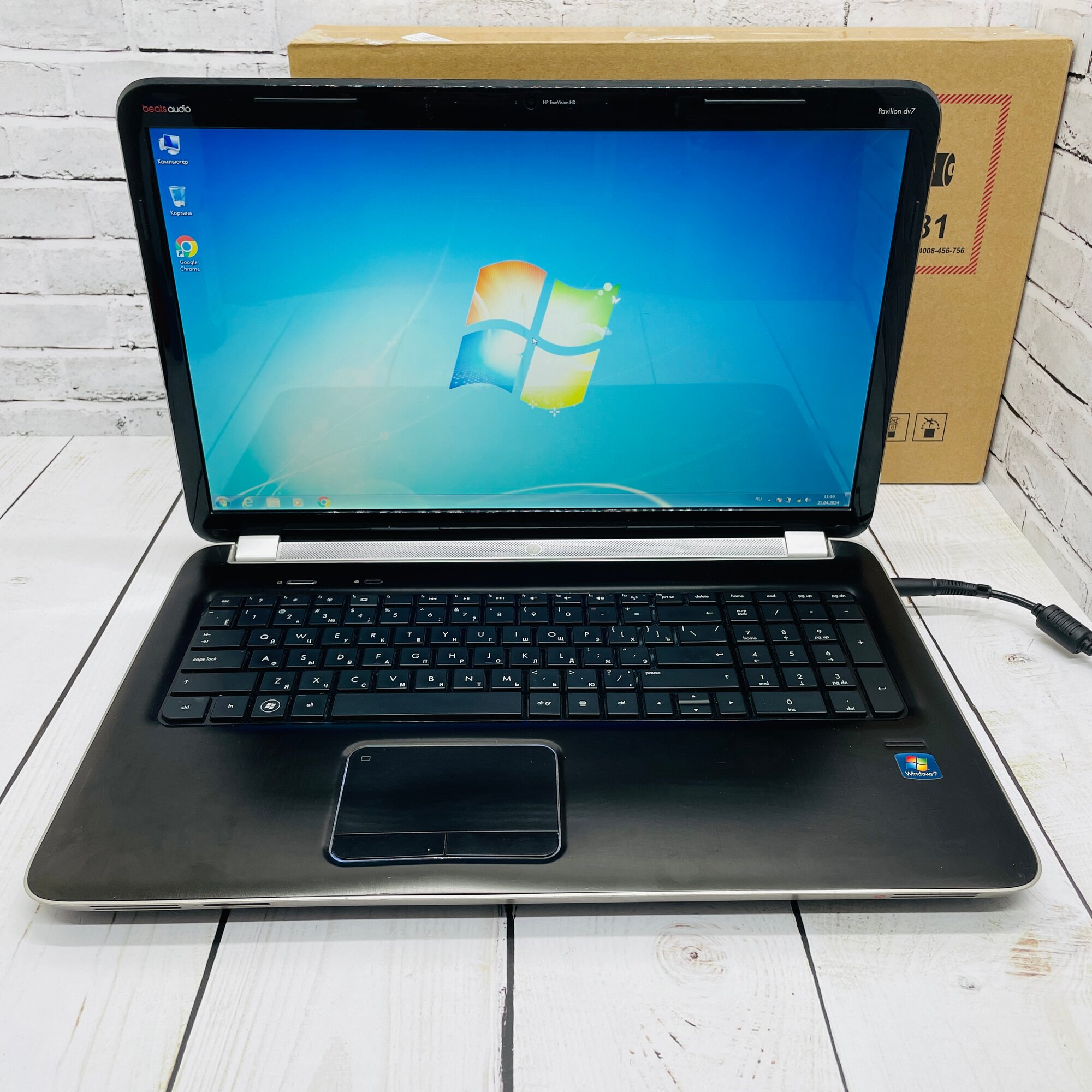 Игровой ноутбук HP dv7 - 17.3", AMD A6-3430MX, 4Gb DDR3, 750Gb HDD, Radeon HD 6600M