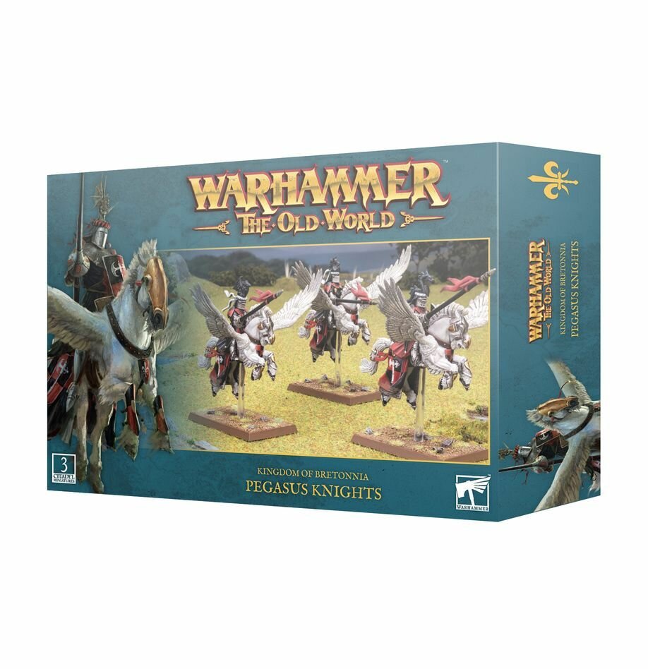 Набор фигурок для моделирования Warhammer the Old World - Kingdom of Bretonia: Pegasus Knights