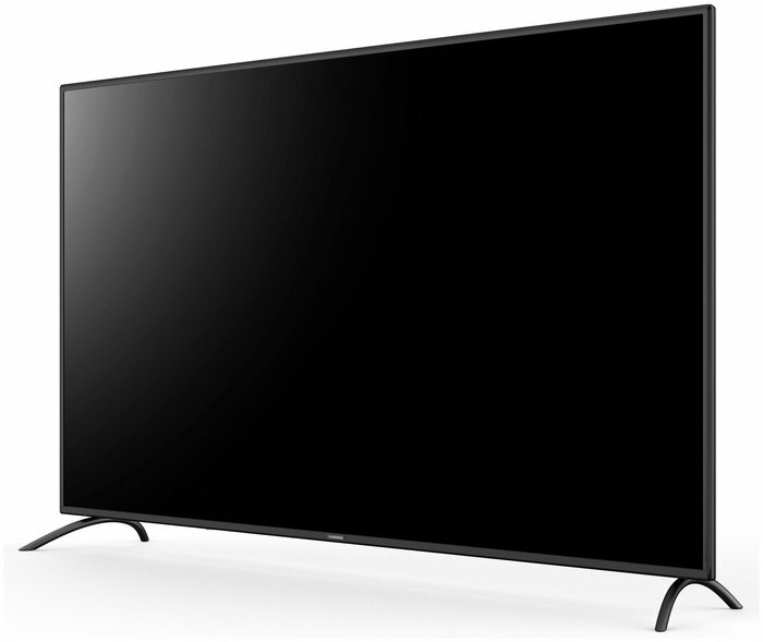 Телевизор Starwind SW-LED65UG402, LED, 4K Ultra HD, Smart TV, стальной/черный