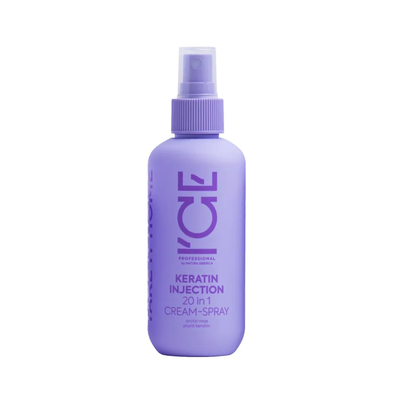 Кератиновый спрей для повреждённых волос ICE Professional Take It Home Keratin Injection 20in1 Cream-spray 200 мл