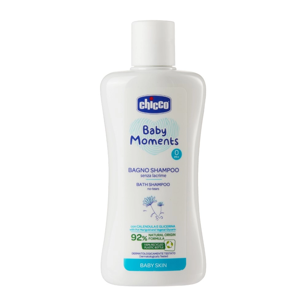 Chicco Baby Moments пена-шампунь без слез 200 мл