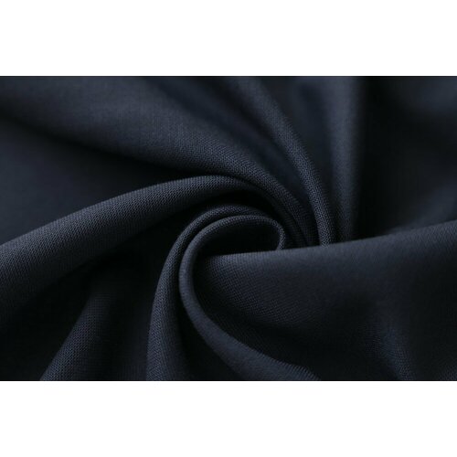 Ткань костюмная шерсть тёмно-синяя ткань черно синяя костюмная шерсть